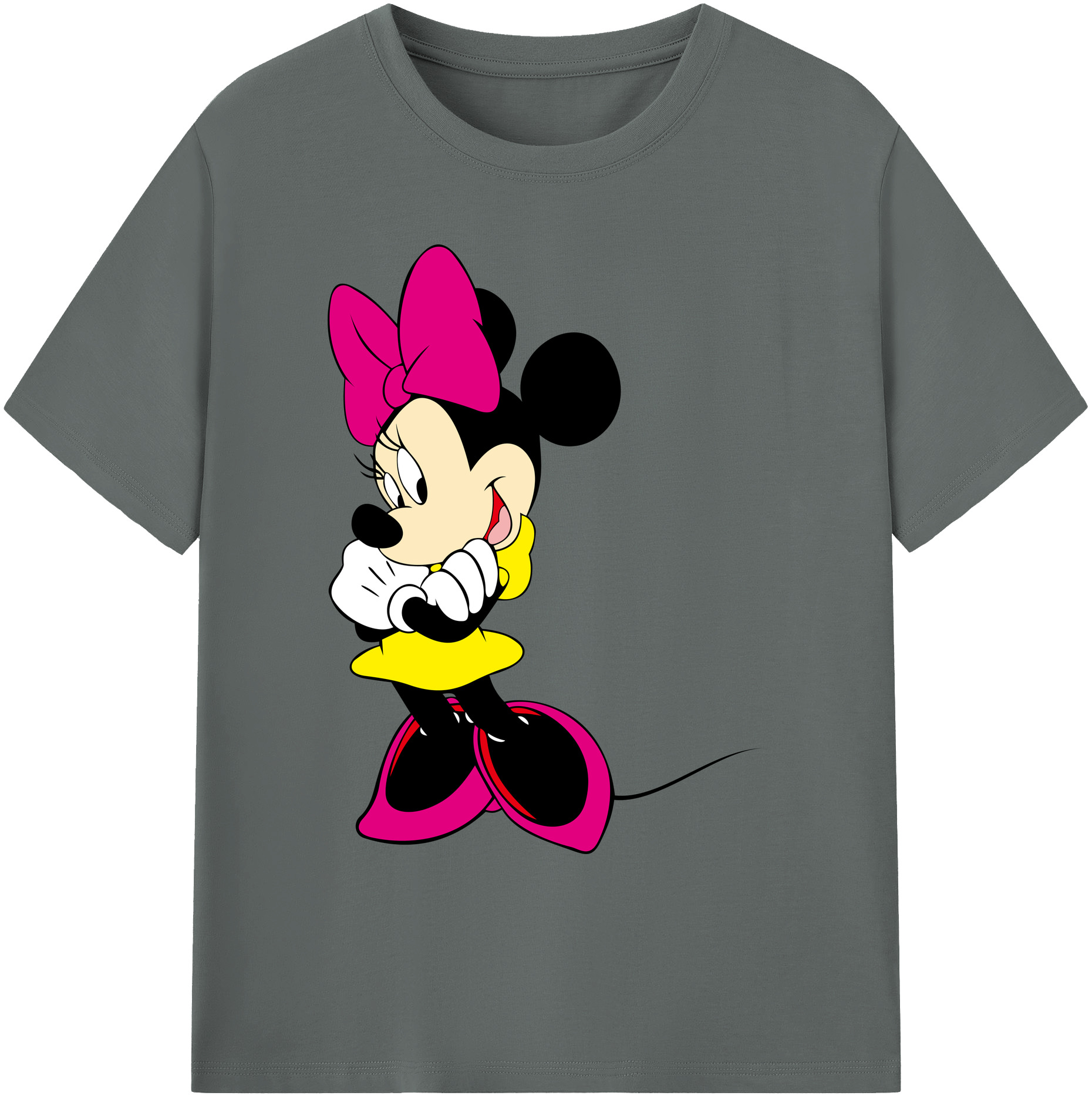 ミッキーマウス Mickey Mouse 綿100％ メンズ半袖Tシャツ｜肌触りやわらか＆通気性